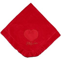 Manta de Bebê Plush Vermelho ou Rosa Manta de Bebê Plush Vermelho ou Rosa