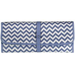 Trocador Portátil Venice Chevron Azul Trocador Portátil Venice Chevron Azul
