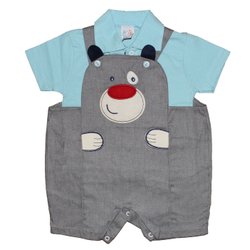 Jardineira de Bebê Urso Ted 2 Peças Jardineira de Bebê Urso Ted 2 Peças