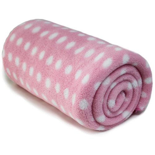 Cobertor de Bebê Poá Rosa Microfibra