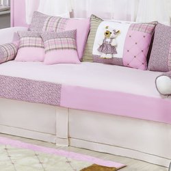 Saia Para Cama Babá Enxoval Quarto de Bebê Menina Ursa Palha Saia Para Cama Babá Enxoval Quarto de Bebê Menina Ursa Palha