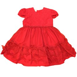 Vestido Infantil Chic Vermelho Vestido Infantil Chic Vermelho