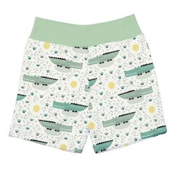 Short de Bebê Jacaré Verde Malha Short de Bebê Jacaré Verde Malha