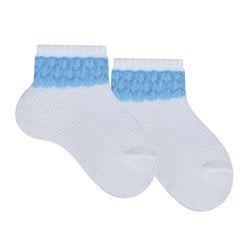 Meia para Bebê Basic Azul Meia para Bebê Basic Azul
