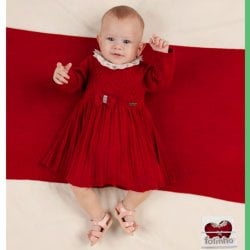 Saída de Maternidade Chic Tricot Vermelho 2 Peças Saída de Maternidade Chic Tricot Vermelho 2 Peças