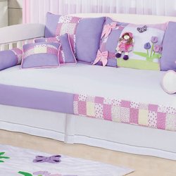 Saia Para Cama Babá Enxoval Quarto de Bebê Menina Tulipa Branco Saia Para Cama Babá Enxoval Quarto de Bebê Menina Tulipa Branco