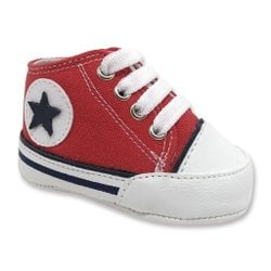 Tênis de Bebê Vermelho Tênis de Bebê Vermelho