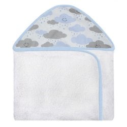 Toalha de Banho Nuvem Azul com Capuz Toalha de Banho Nuvem Azul com Capuz