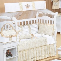 Kit de Berço Ninos Palha 100% algodão 9 peças Kit de Berço Ninos Palha 100% algodão 9 peças