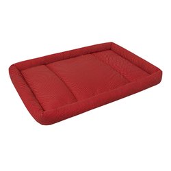 Colchonete para Bebê Poá Vermelho 100% algodão Colchonete para Bebê Poá Vermelho 100% algodão