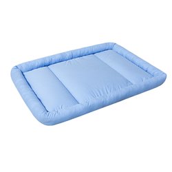 Colchonete para Bebê Poá Azul 100% algodão Colchonete para Bebê Poá Azul 100% algodão