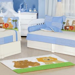 Tapete de Quarto Enxoval Bebê Pelúcia Selva Baby Tapete de Quarto Enxoval Bebê Pelúcia Selva Baby