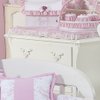 Trocador de Bebê Menina Princesa Plastificado Branco - Rosa