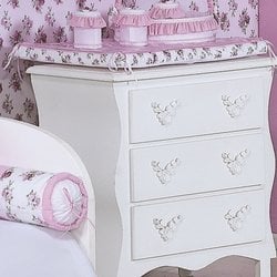 Trocador de Bebê Flower Plastificado Rosa Trocador de Bebê Flower Plastificado Rosa