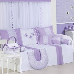 Kit Cama Babá Butterfly Branco e Lilás 10 Peças Kit Cama Babá Butterfly Branco e Lilás 10 Peças