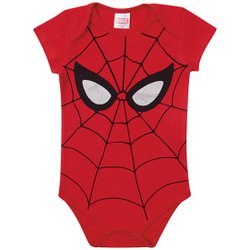 Body de Beb Homem Aranha Vermelho Essencial Enxovais