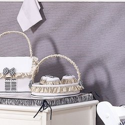 Cesta Decorada Urso Navegador Branco - Bege Enxoval Bebê Menino Cesta Decorada Urso Navegador Branco - Bege Enxoval Bebê Menino