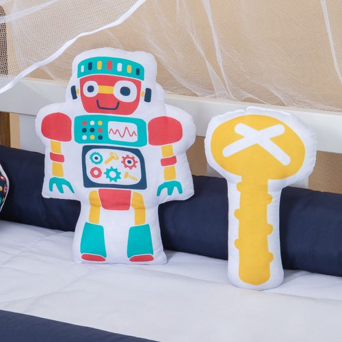 Kit Almofadas Decorativas Infantil Robô