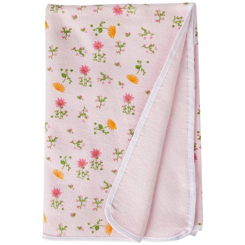 Cobertor de Bebê Floral Rosa