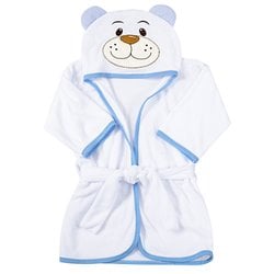 Roupão Felpudo com Capuz Urso Azul Menino Roupão Felpudo com Capuz Urso Azul Menino