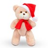 Urso de Pelúcia 15cm Decoração de Natal cor Caramelo