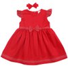 Vestido Infantil Juju Vermelho 2 Peças