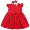 Vestido Infantil Vivi Vermelho 2 Peças
