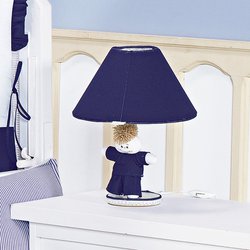 Abajur - Cesta - Jogo de Potes Urso Navegante Quarto de Bebê Menino Branco - Azul Abajur - Cesta - Jogo de Potes Urso Navegante Quarto de Bebê Menino Branco - Azul