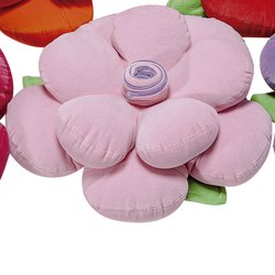 Almofada Decorativa Flor Rosa Para Quarto de Bebê Menina Almofada Decorativa Flor Rosa Para Quarto de Bebê Menina