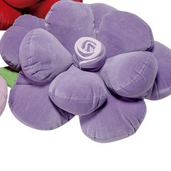 Almofada Decorativa Flor Lilás Para Quarto de Bebê Menina Almofada Decorativa Flor Lilás Para Quarto de Bebê Menina