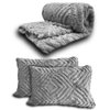 Cobertor Casal Premium Microfibra Soft 3 Peças