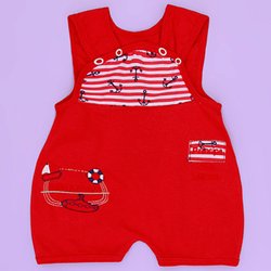 Macacão de Bebê Menino Príncipe dos Mares Vermelho Macacão de Bebê Menino Príncipe dos Mares Vermelho