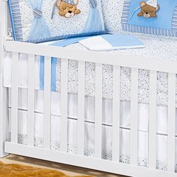 Saia de Berço Soninho Enxoval Bebê 100% Algodão Saia de Berço Soninho Enxoval Bebê 100% Algodão