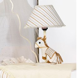 Abajur de Quarto de Bebê Menino Ia-Ia-o Palha Abajur de Quarto de Bebê Menino Ia-Ia-o Palha