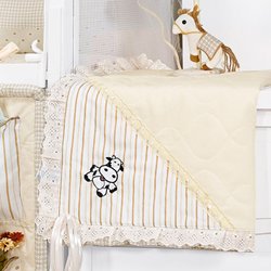 Manta Para Bebê Menino Ia-IA-O Palha Manta Para Bebê Menino Ia-IA-O Palha