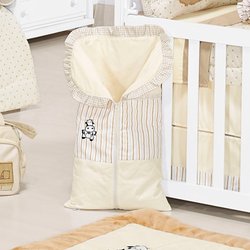 Porta Baby Enxoval Bebê Menino Ia-IA-O Palha Porta Baby Enxoval Bebê Menino Ia-IA-O Palha