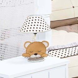 Abajur de Quarto de Bebê Menino Pimpão Palha Abajur de Quarto de Bebê Menino Pimpão Palha