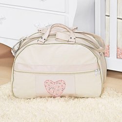Bolsa Maternidade Bebê Menina Paixão G Bege Bolsa Maternidade Bebê Menina Paixão G Bege