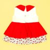 Vestido Boneca Vermelho - Floral Bebê Menina