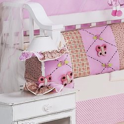 Abajur Quarto Enxoval Bebê Menina Angelina Rosa Abajur Quarto Enxoval Bebê Menina Angelina Rosa