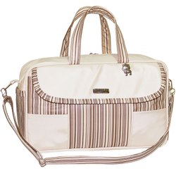Bolsa Maternidade Charme Palha Listrado Tamanho M Bolsa Maternidade Charme Palha Listrado Tamanho M
