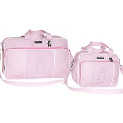 Conjunto de Bolsas Maternidade Imperial Rosa 2 Peças Conjunto de Bolsas Maternidade Imperial Rosa 2 Peças