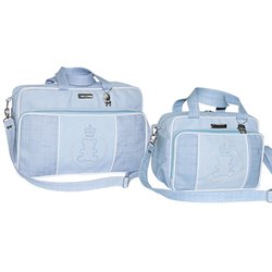 Conjunto de Bolsas Maternidade Imperial Azul 2 Peças Conjunto de Bolsas Maternidade Imperial Azul 2 Peças