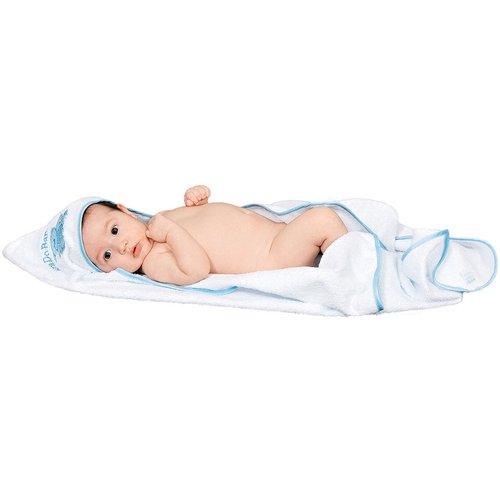 Toalha de Banho Para Bebê com Capuz Ursinho