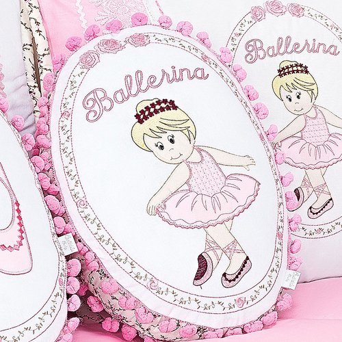 Almofada Decorativa Ballerina Rosa