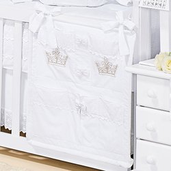 Porta Objeto Para Berço Bebê Kingdom Branco Porta Objeto Para Berço Bebê Kingdom Branco