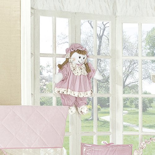 Boneca Para Quarto Enxoval Bebê Menina Bela Rosa-Floral
