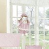 Boneca Para Quarto Enxoval Bebê Menina Bela Rosa-Floral