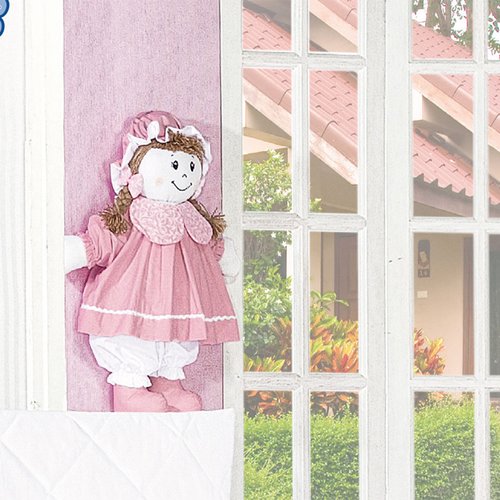 Boneca Para Quarto de Bebê Menina Princesa Rosa