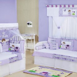 Quarto Completo Enxoval Bebê Menina Melissa Lilás - Branco Quarto Completo Enxoval Bebê Menina Melissa Lilás - Branco